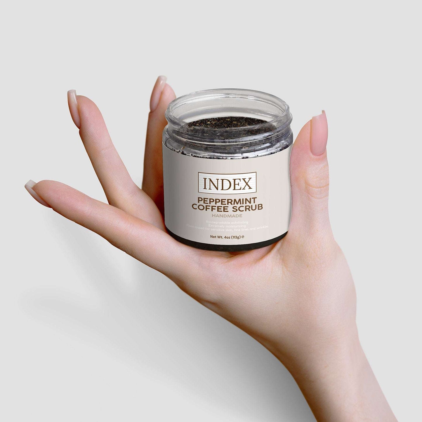 PEPPERMINT COFFEE SCRUB - indexvitamins.com # #