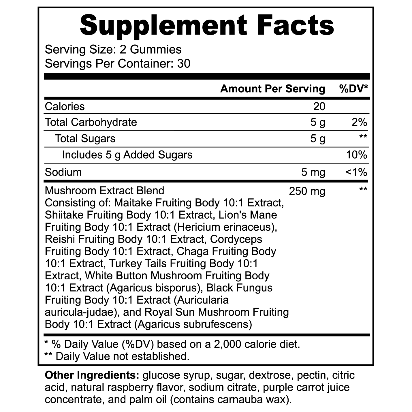 MUSHROOM EXTRACT - indexvitamins.com # #