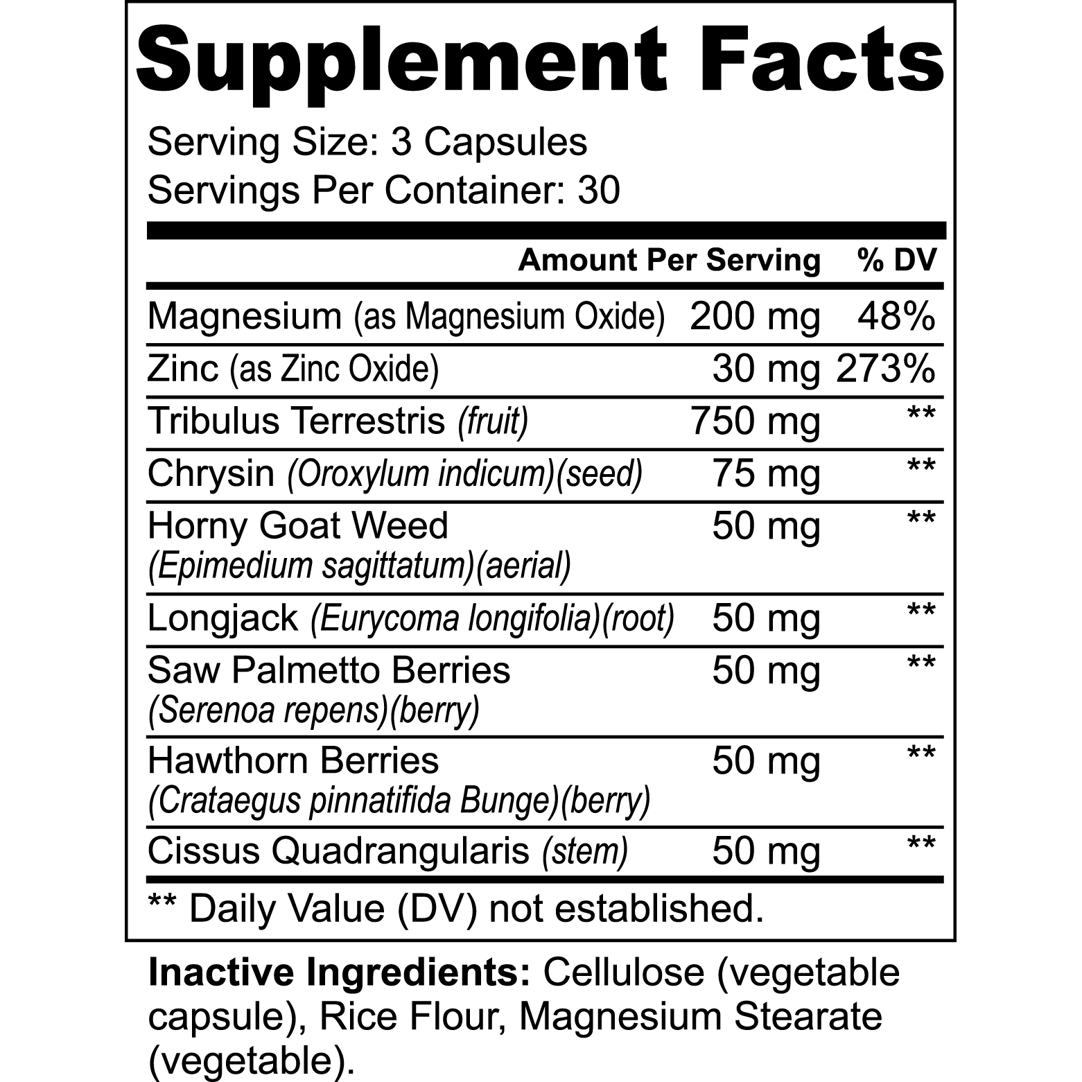 TESTOSTERONE BOOSTER - indexvitamins.com # #