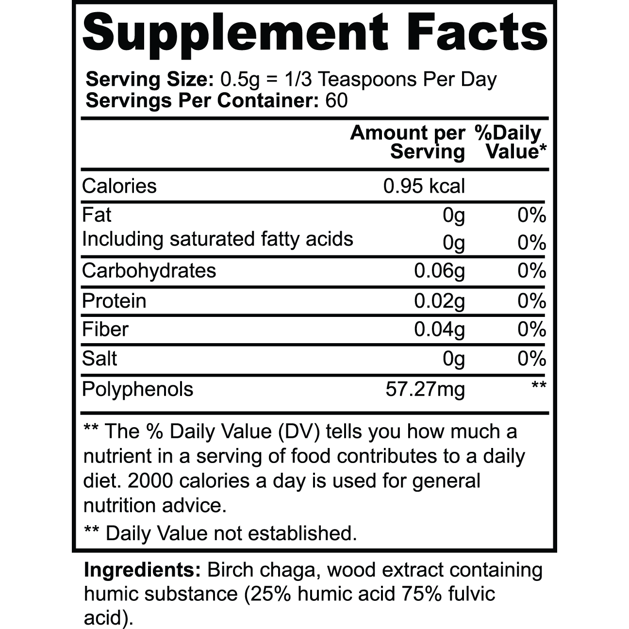 BIRCH CHAGA MICROBIOME WELLNESS POWDER - indexvitamins.com # #