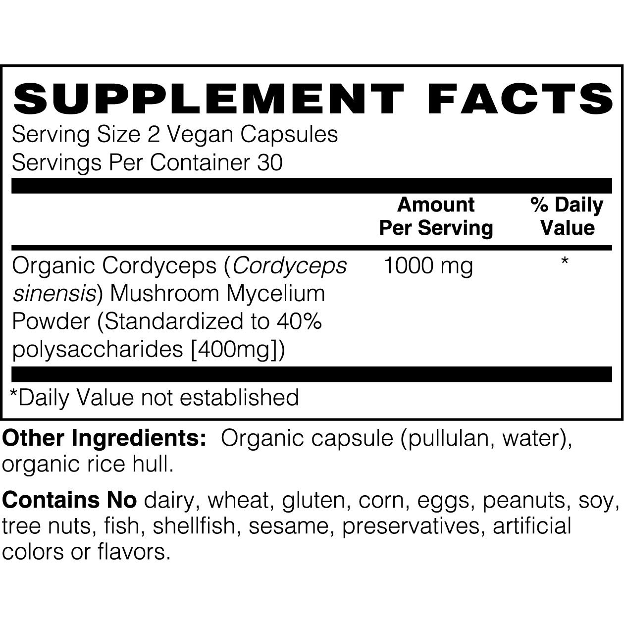 CORDYCEPS MUSHROOM - indexvitamins.com # #
