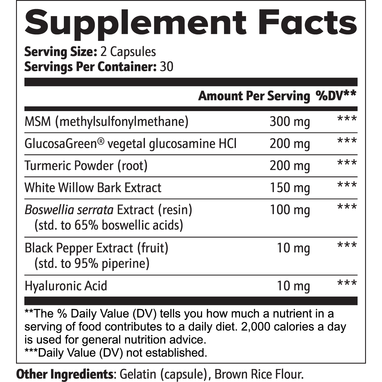 JOINT SUPPORT - indexvitamins.com # #