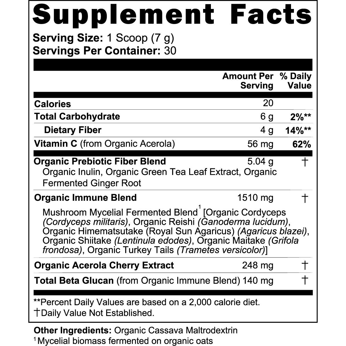 FERMENTED MUSHROOM BLEND - indexvitamins.com # #