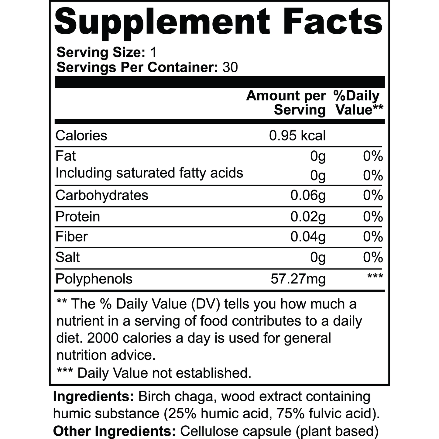 BIRCH CHAGA MICROBIOME WELLNESS CAPSULES - indexvitamins.com # #