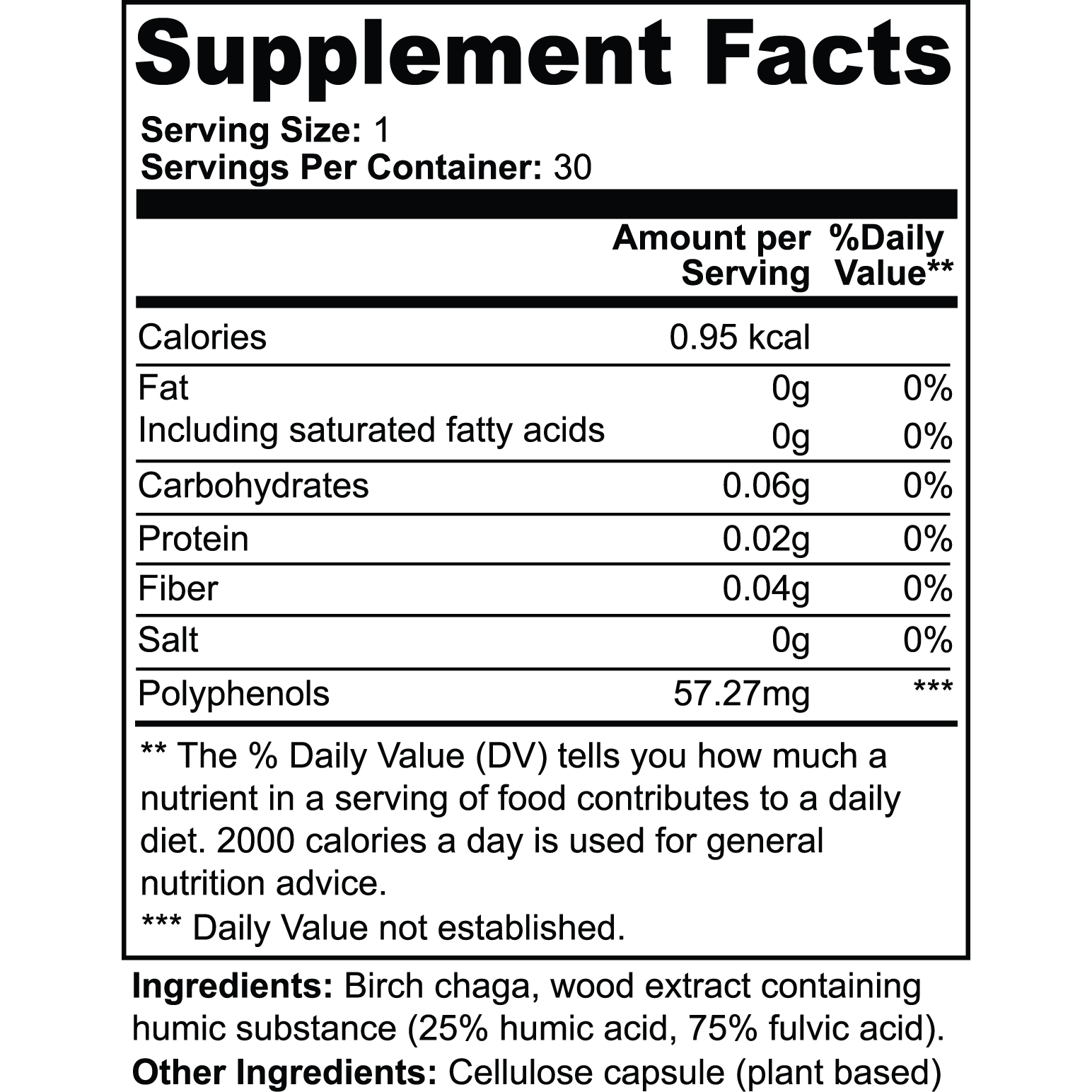 BIRCH CHAGA MICROBIOME WELLNESS CAPSULES - indexvitamins.com # #