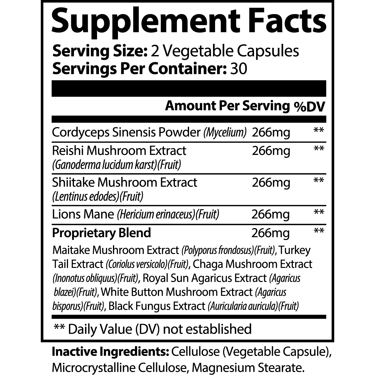 MUSHROOM COMPLEX 10x - indexvitamins.com # #