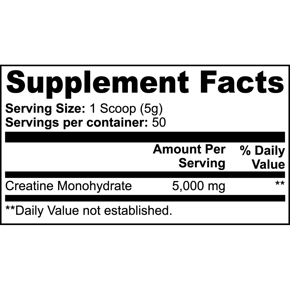 CREATINE MONOHYDRATE - indexvitamins.com # #
