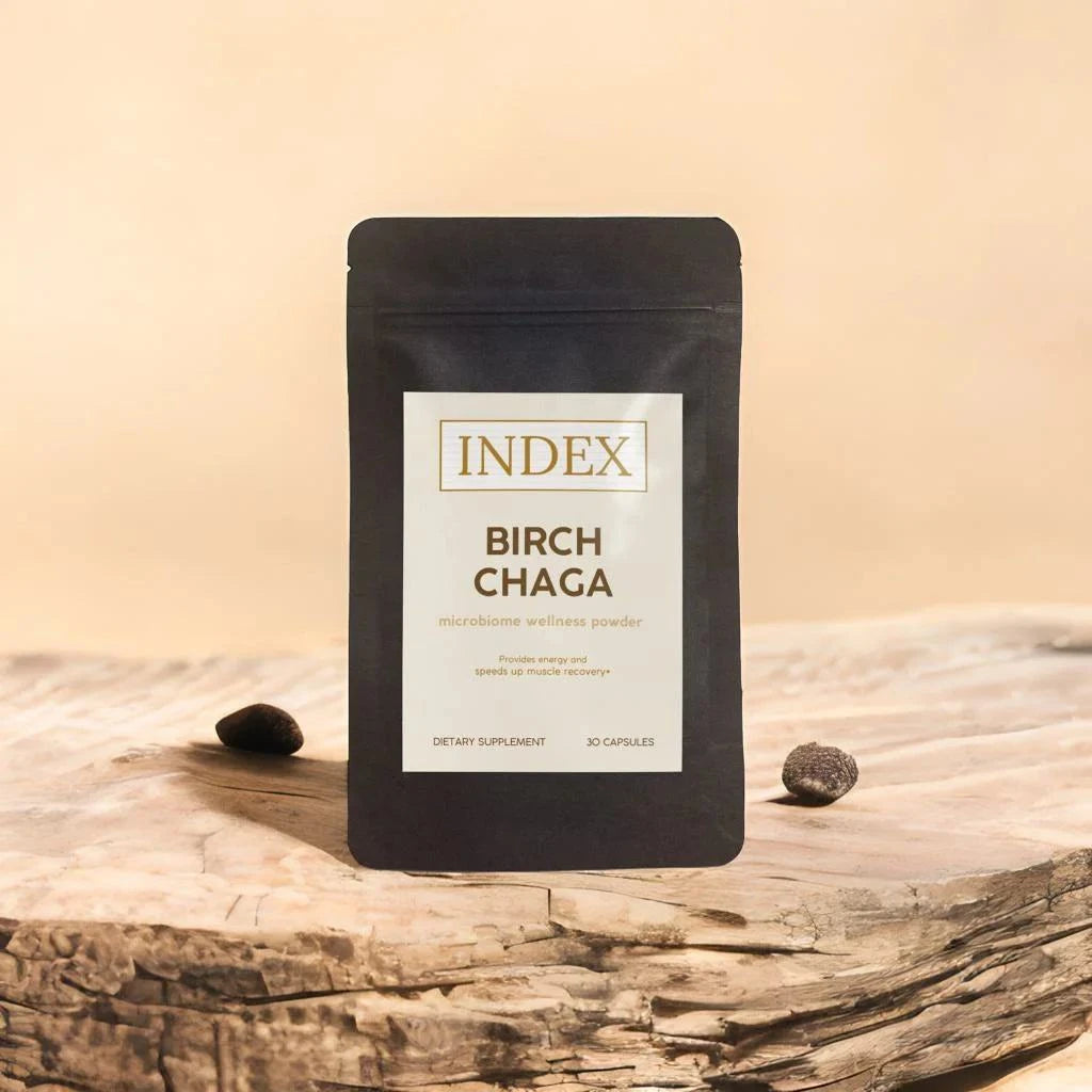 BIRCH CHAGA MICROBIOME WELLNESS POWDER - indexvitamins.com # #