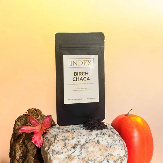 BIRCH CHAGA MICROBIOME WELLNESS POWDER - indexvitamins.com # #