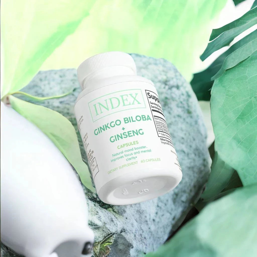 GINKGO BILOBA + GINSENG - indexvitamins.com # #