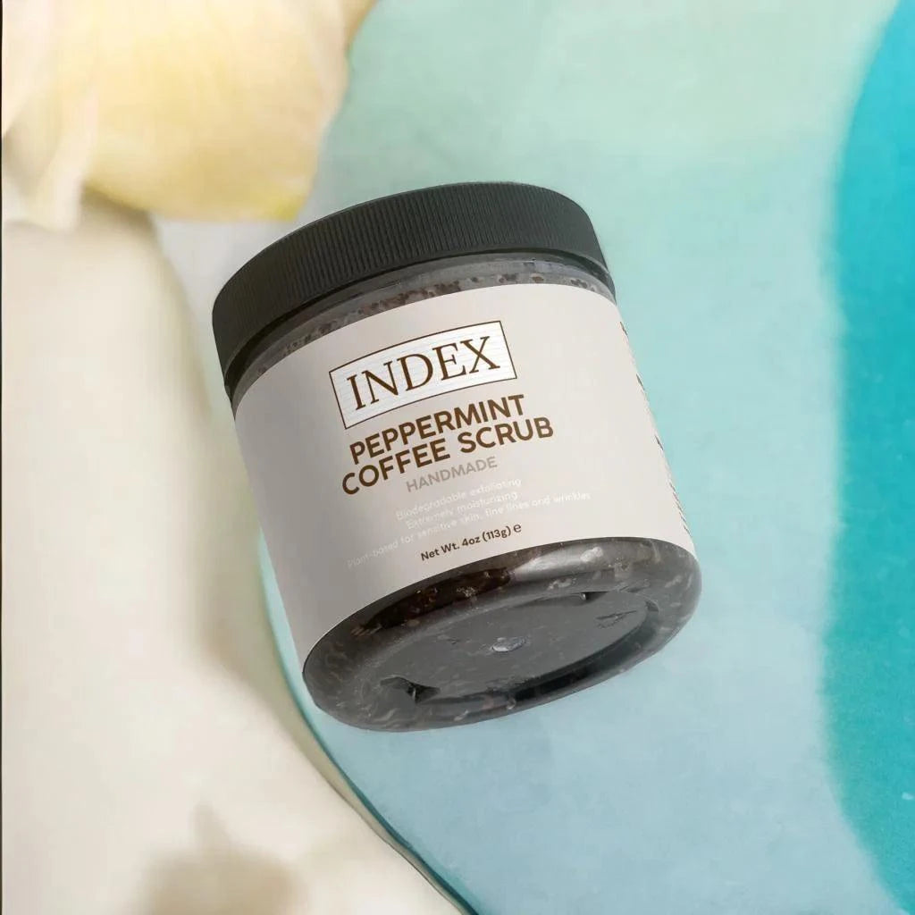 PEPPERMINT COFFEE SCRUB - indexvitamins.com # #