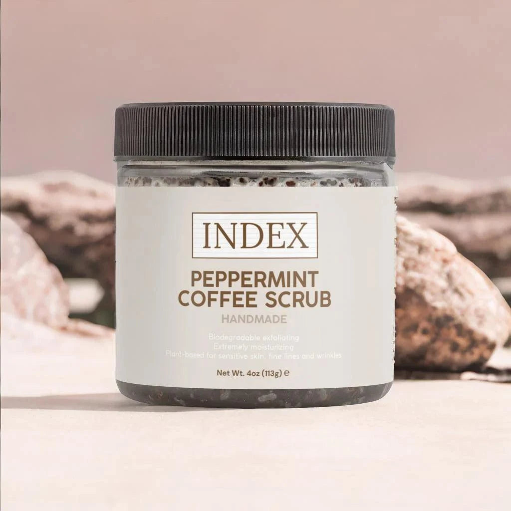 PEPPERMINT COFFEE SCRUB - indexvitamins.com # #