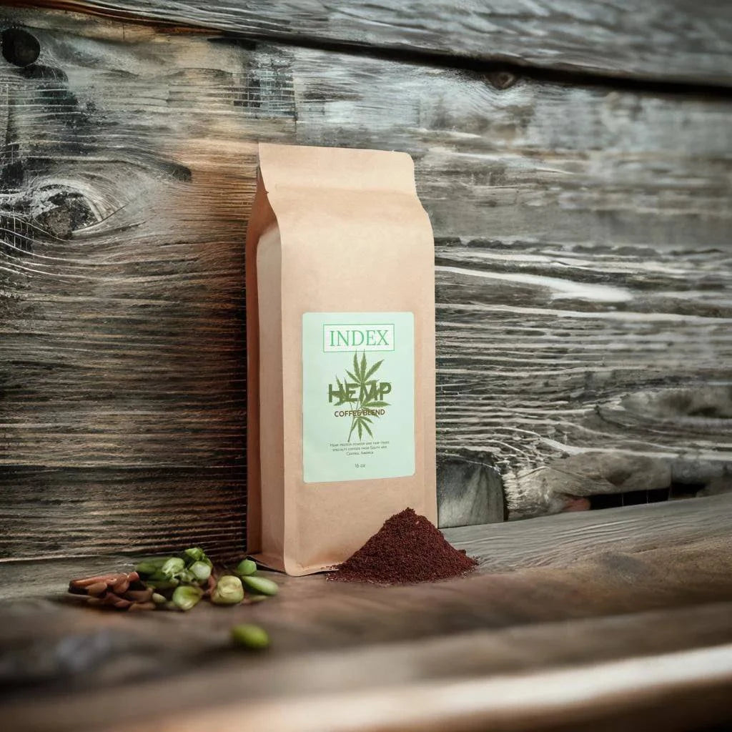 HEMP COFFEE 16oz - indexvitamins.com # #