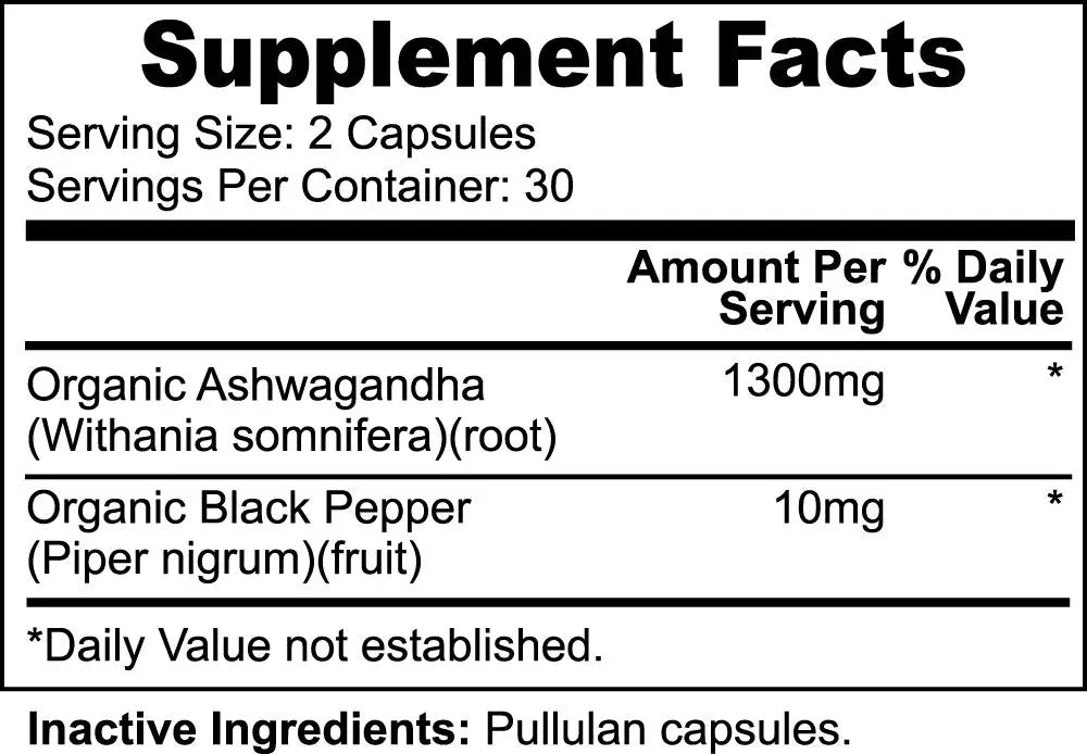 Ashwagandha Index Vitamins